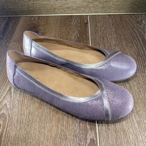 Vionic Caroll VS323 Flats Women's Shoes 8 Eu 39 UK 6 Metallic Purple Pumps